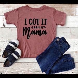 Unisex youth T-shirt, I got it from my Mama